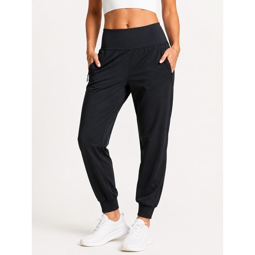 Healing Hands Purple Label Tara Yoga Scrub Jogger Pants Black MP Petite Stretch